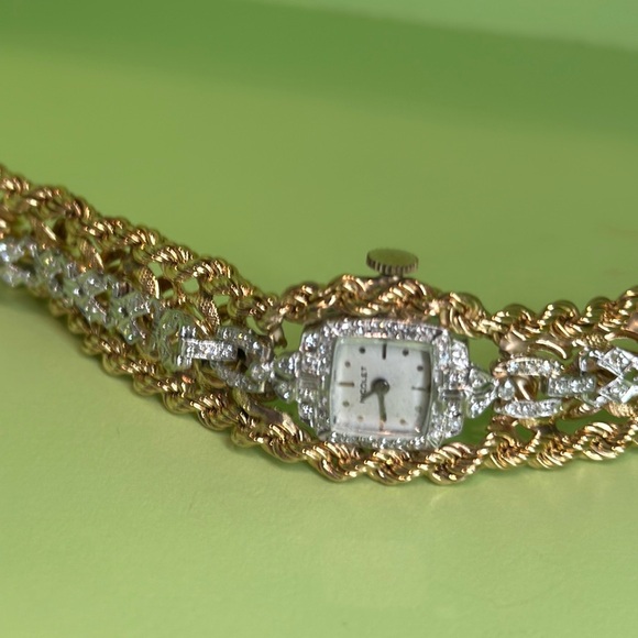 Platinum Diamond Watch 1938 Custom Made 87 Years Ago! Perfect condition. - Picture 8 of 11
